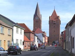 Barth - Dammtor und St. Marien-Kirche