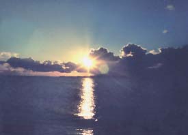 Dranske Bug bei Dranske - Sonnenuntergang