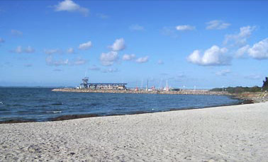 Glowe Strand und Hafen