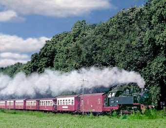 Kühlungsborn Molli unterwegs