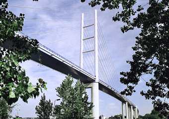 Insel Rügen , Rügendammbrücke