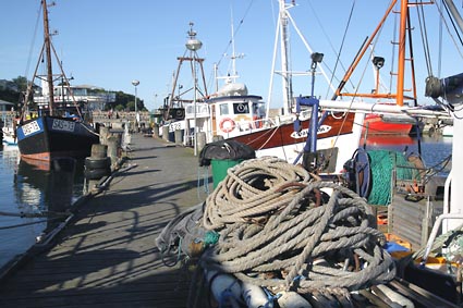 Sassnitz, Insel Rügen, alter Stadthafen