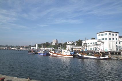 Sassnitz, Insel Rügen, alter Stadthafen