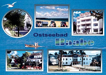 Postkarte R�gen Ansichtskarte Baabe Ba 03