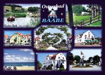 Postkarte R�gen Ansichtskarte Baabe Ba 04