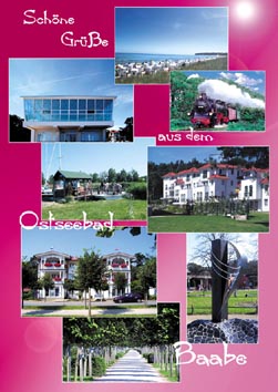 Postkarte R�gen Ansichtskarte Baabe 08
