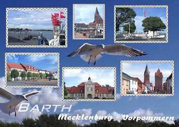 Ansichtskarte Postkarte von Barth Bt 01