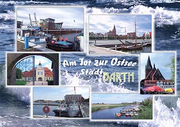 Ansichtskarte Postkarte von Barth Bt 02