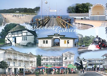 Postkarte R�gen Ansichtskarte G�hren Go 03