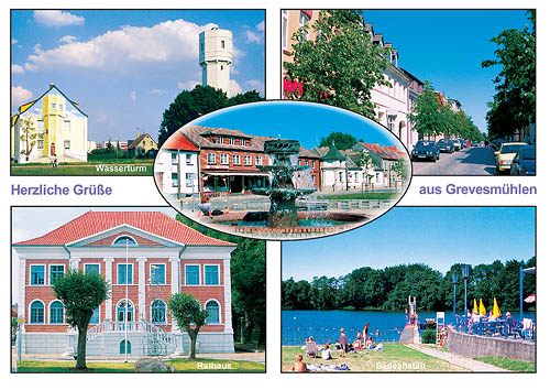 Ansichtskarte Postkarte Grevesm�hlen GV 02