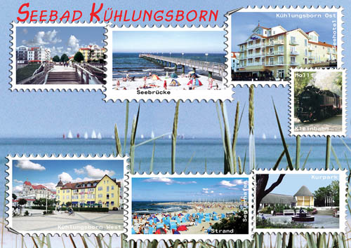 Postkarte Khlungsborn 29 Briefmarken