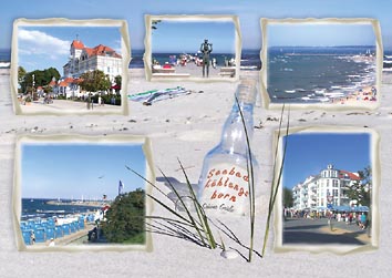 Ansichtskarte Postkarte Khlungsborn 45 Flaschenpost