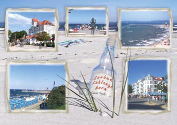 Ansichtskarte Postkarte K�hlungsborn 45 Flaschenpost