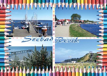 Ansichtskarte Postkarte Rerik Re 14 Buntstiftrand