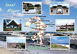 Ansichtskarte Postkarte Rgen , Mnchgut mit Karte R 102