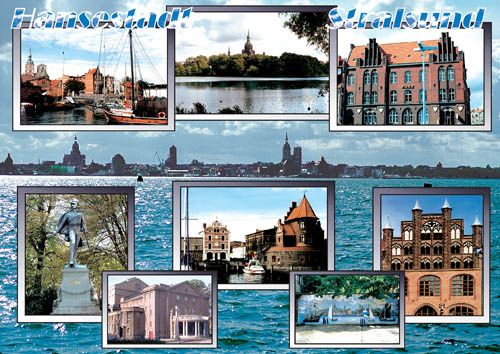 Postkarte R�gen Ansichtskarte Stralsund S 05