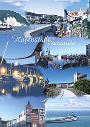 Postkarte R�gen Ansichtskarte Sassnitz Sa 08