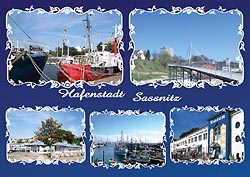 Postkarte R�gen Ansichtskarte Sassnitz Sa 09