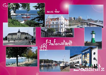 Postkarte R�gen Ansichtskarte Sassnitz Sa 11