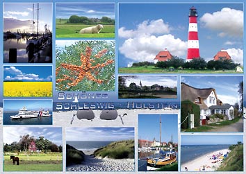 Ansichtskarte Postkarte Schleswig-Holstein SH01