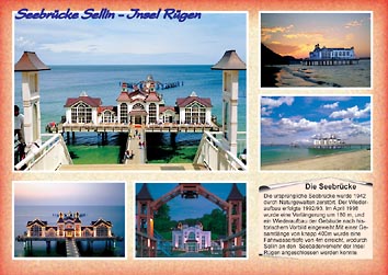 Postkarte R�gen Ansichtskarte Ostseebad Sellin SL 02