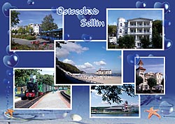Postkarte R�gen Ansichtskarte Sellin SL 08