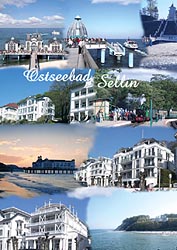 Postkarte R�gen Ansichtskarte Sellin SL 12