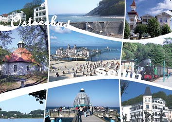 Postkarte R�gen Ansichtskarte Sellin SL 15