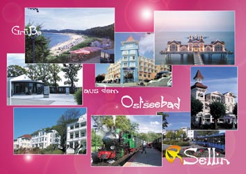 Ansichtskarte Sellin SL 18   Neue Postkarte  !