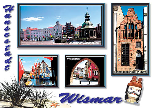 Ansichtskarte Wismar Wi 03