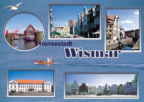 Postkarten Wismar Ansichtskarte Wismar Wi 06