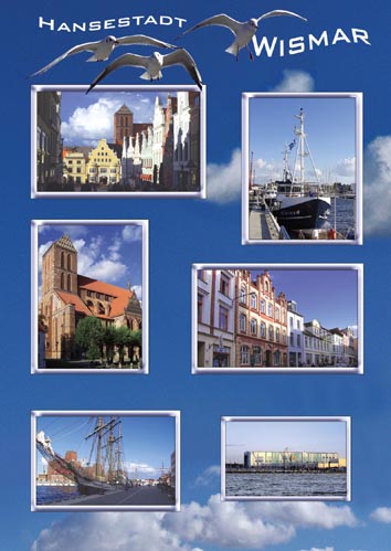 Postkarten Wismar Ansichtskarte Wismar Wi 07