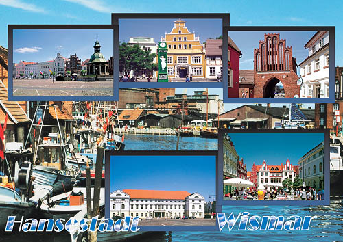 Postkarten Wismar Ansichtskarte Wismar Wi 09