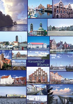 Postkarten Wismar Ansichtskarte Wismar Wi 12