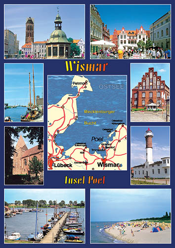 Postkarten Wismar Ansichtskarte Wismar Poel WP 01